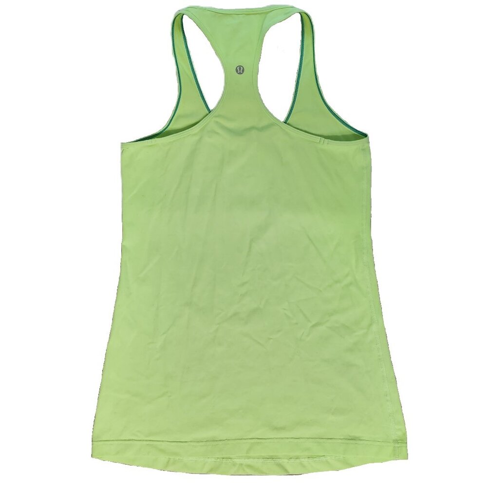 Yellow Green Neon Racerback Excercise Tank Top